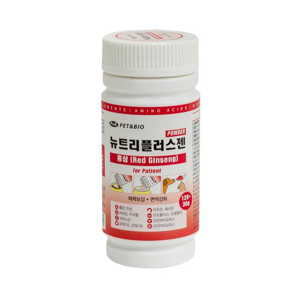 뉴트리플러스젠 통분말영양제 홍삼 (120g + 30g)